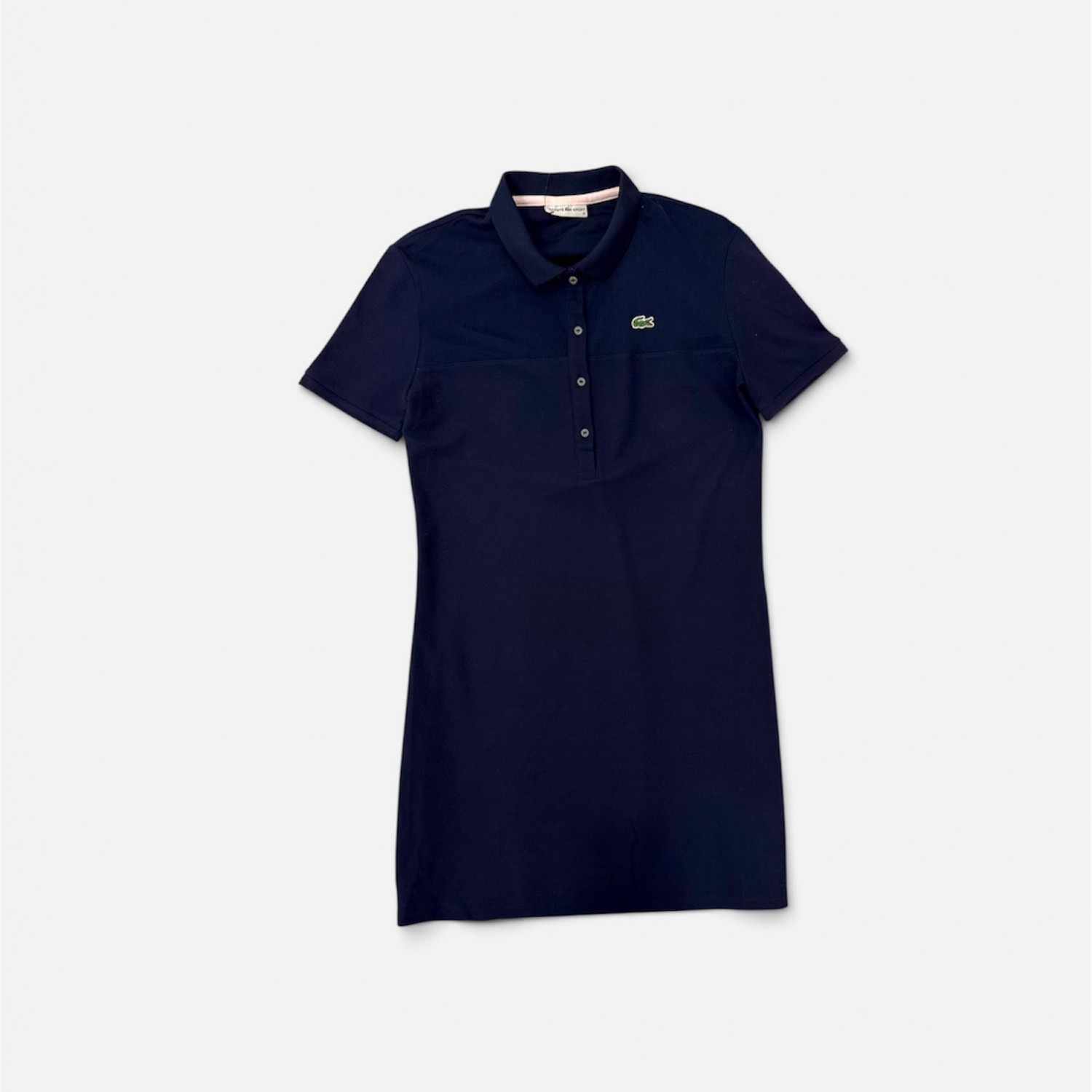 Lacoste Sport Γυναικείο Navy Polo Φόρεμα με Κεντημένο Logo